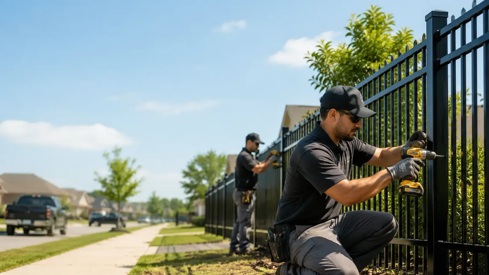 Metal Fence Installation in Bourneville, OH